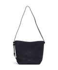 Abro Suede Cosmo Hobo bag navy