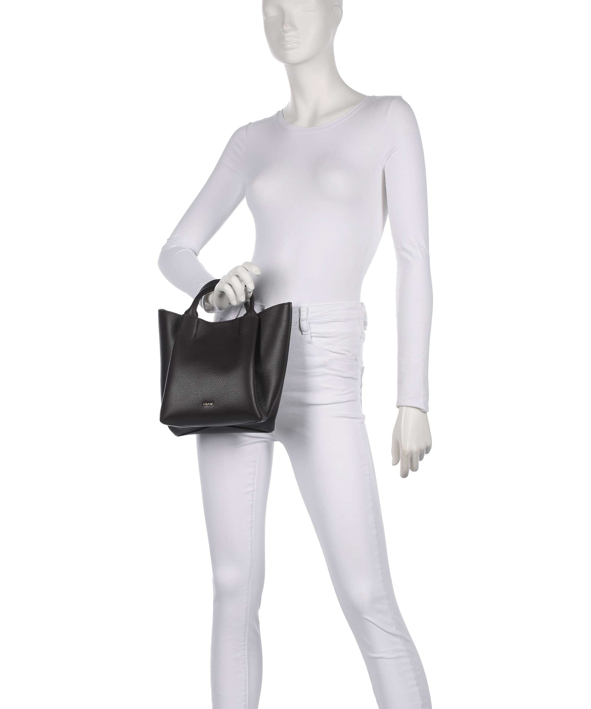 Abro Agave Essential Small Handbag dark brown