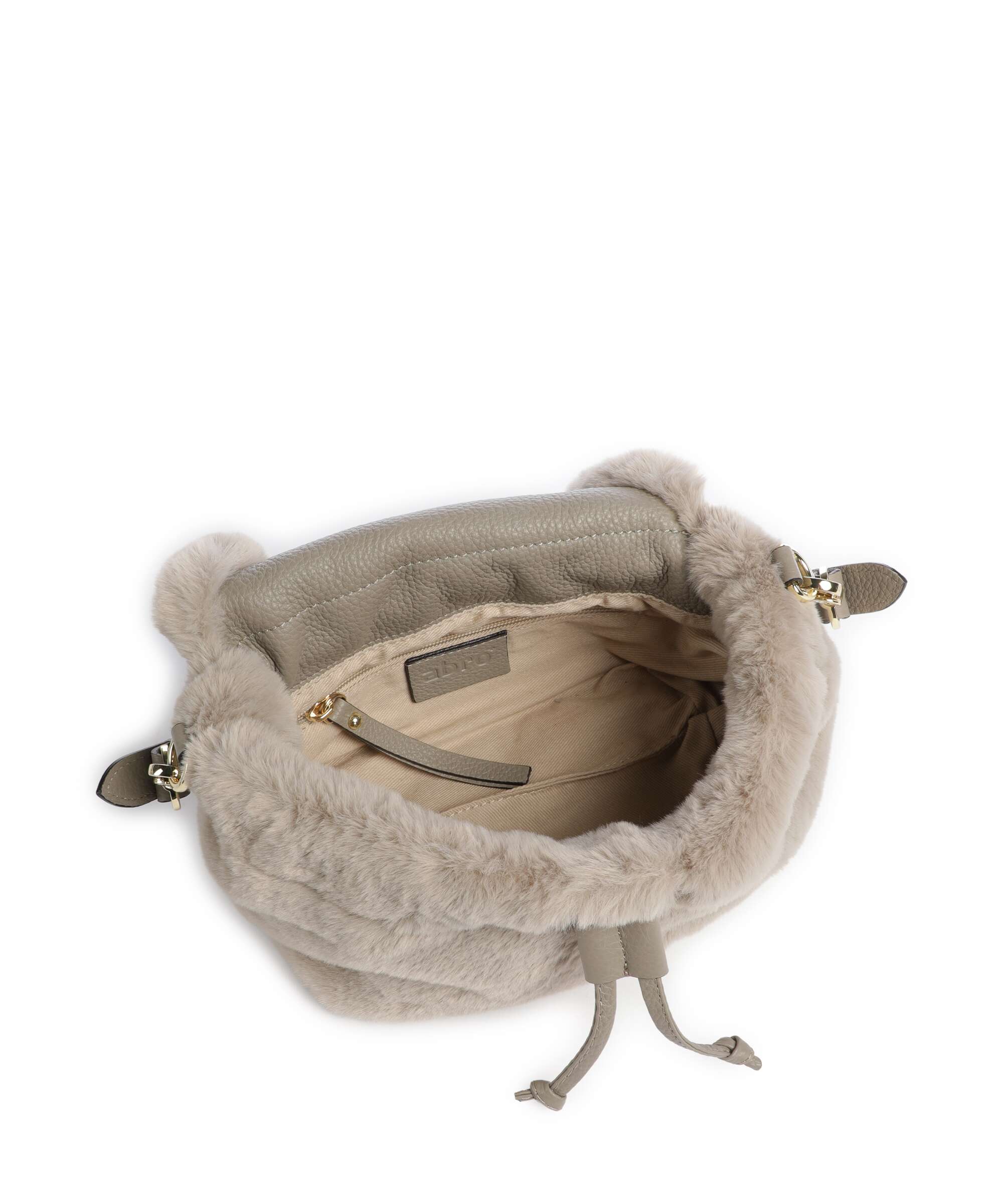 Abro Eco Fur Temi Small Shoulder bag siena