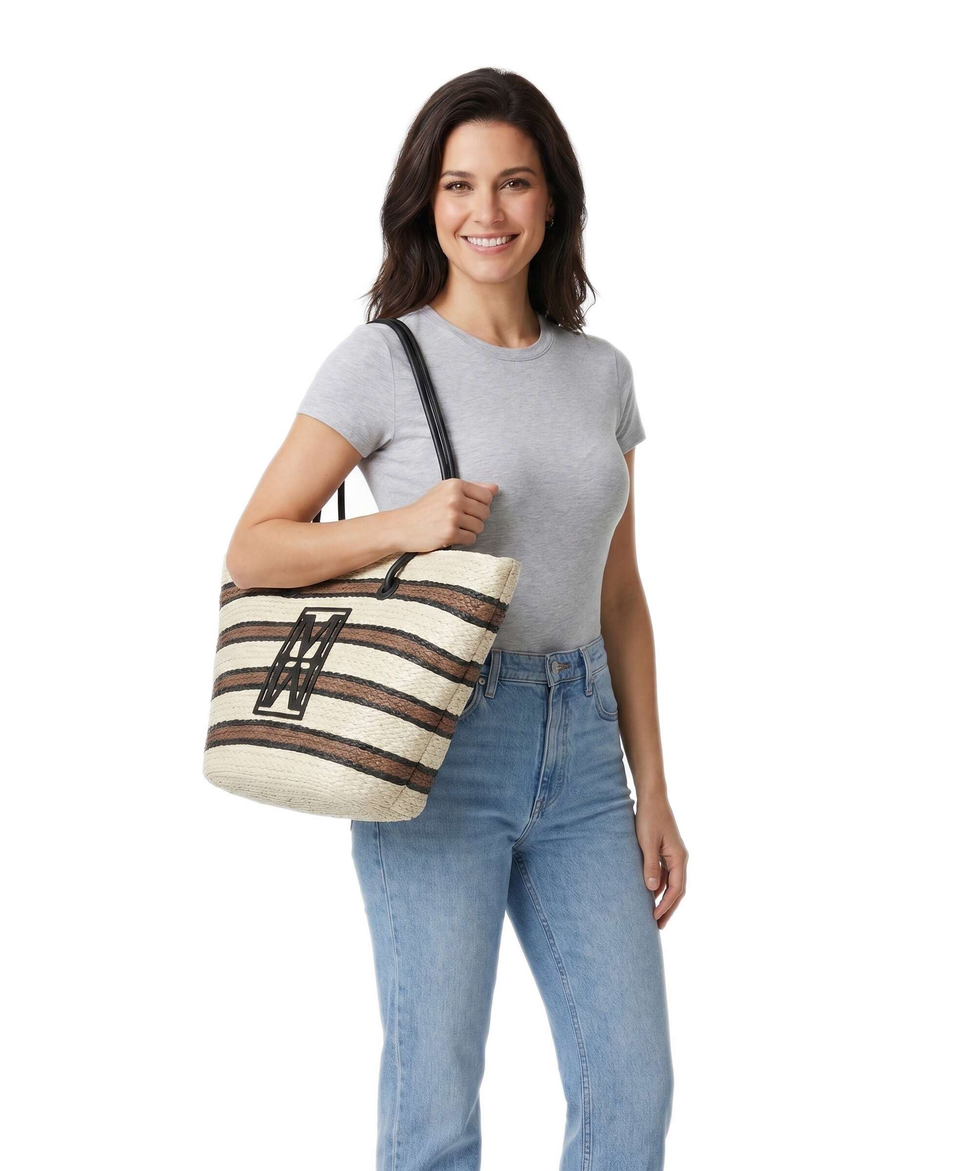 Marc O'Polo Jana Tote bag light raffia