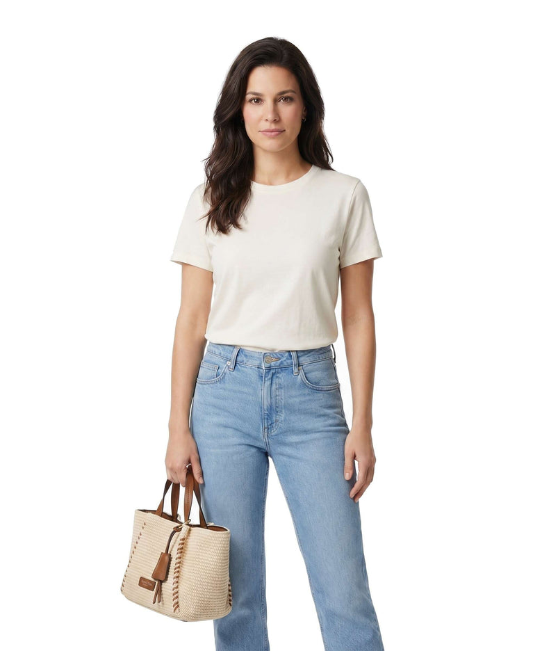 Marc O'Polo Elsa Handbag light raffia