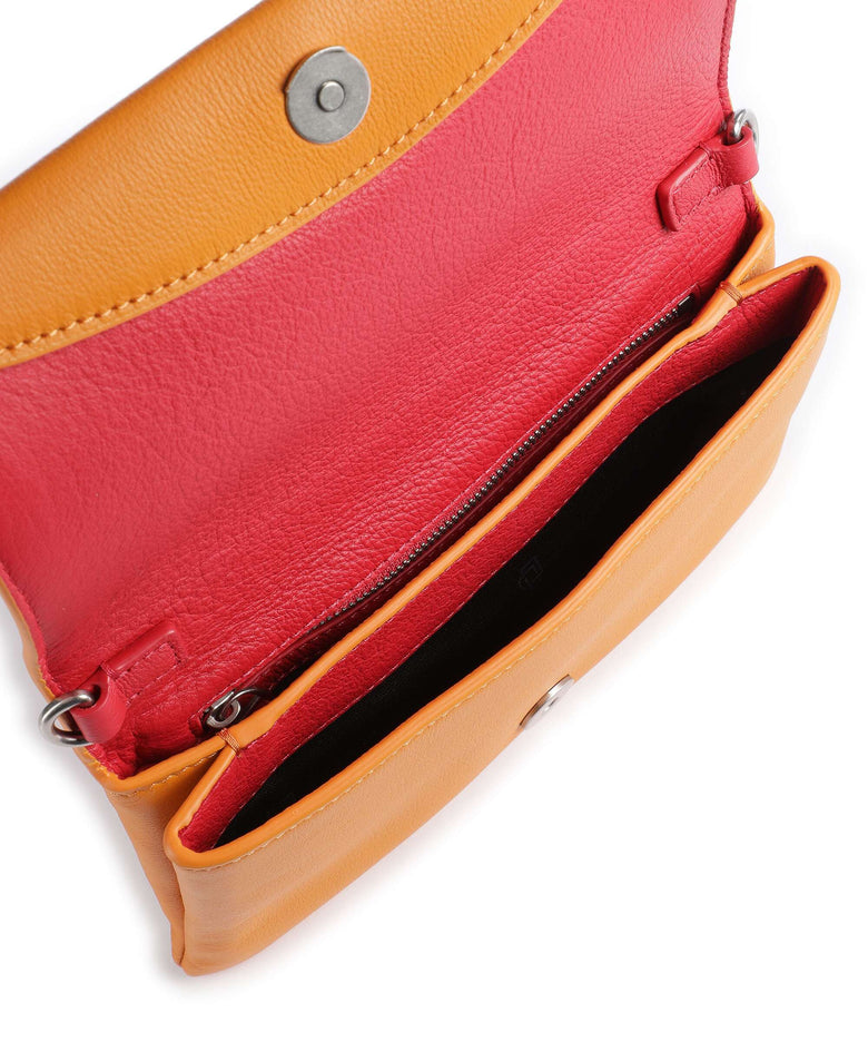 Liebeskind Elouise Metallic Foil XS Crossbody bag brick