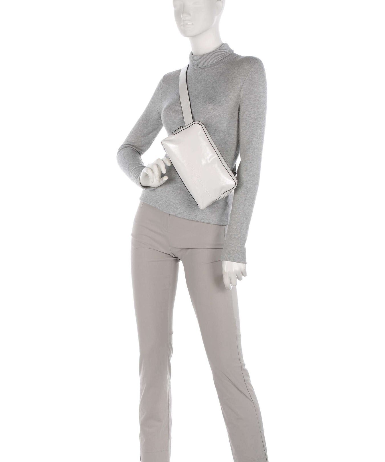 Liebeskind Elvira Paper Touch Crinkle Fanny pack arctic