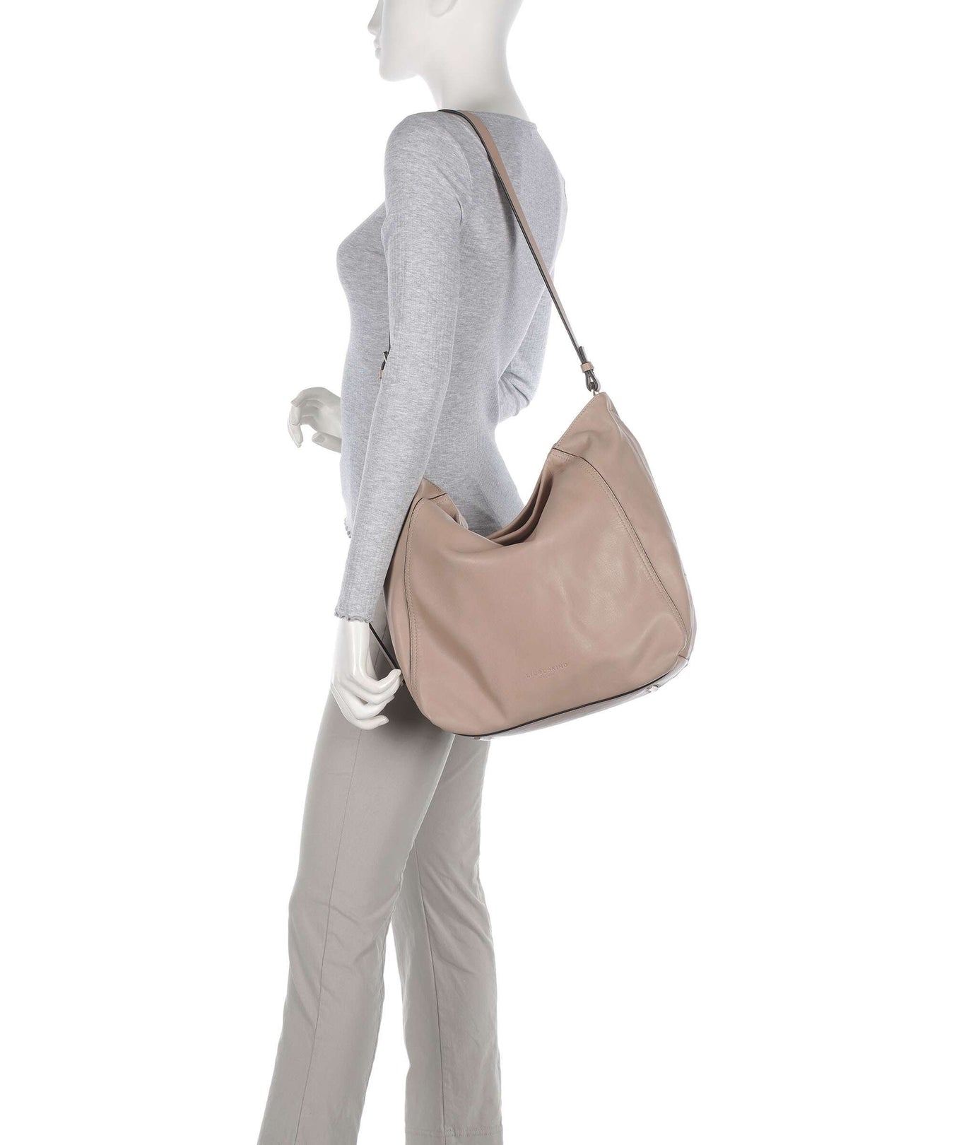 Liebeskind Chudy Sheep Natural L Hobo bag stone