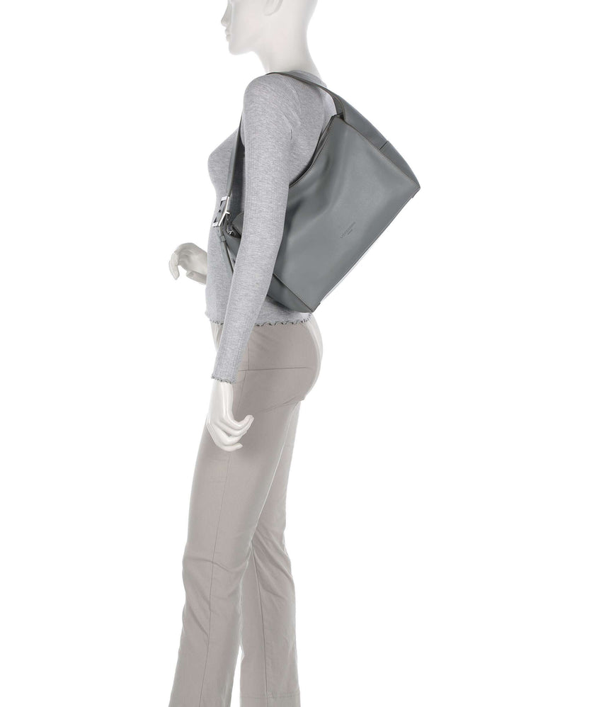 Liebeskind Lou Calf Optic M Hobo bag grigio