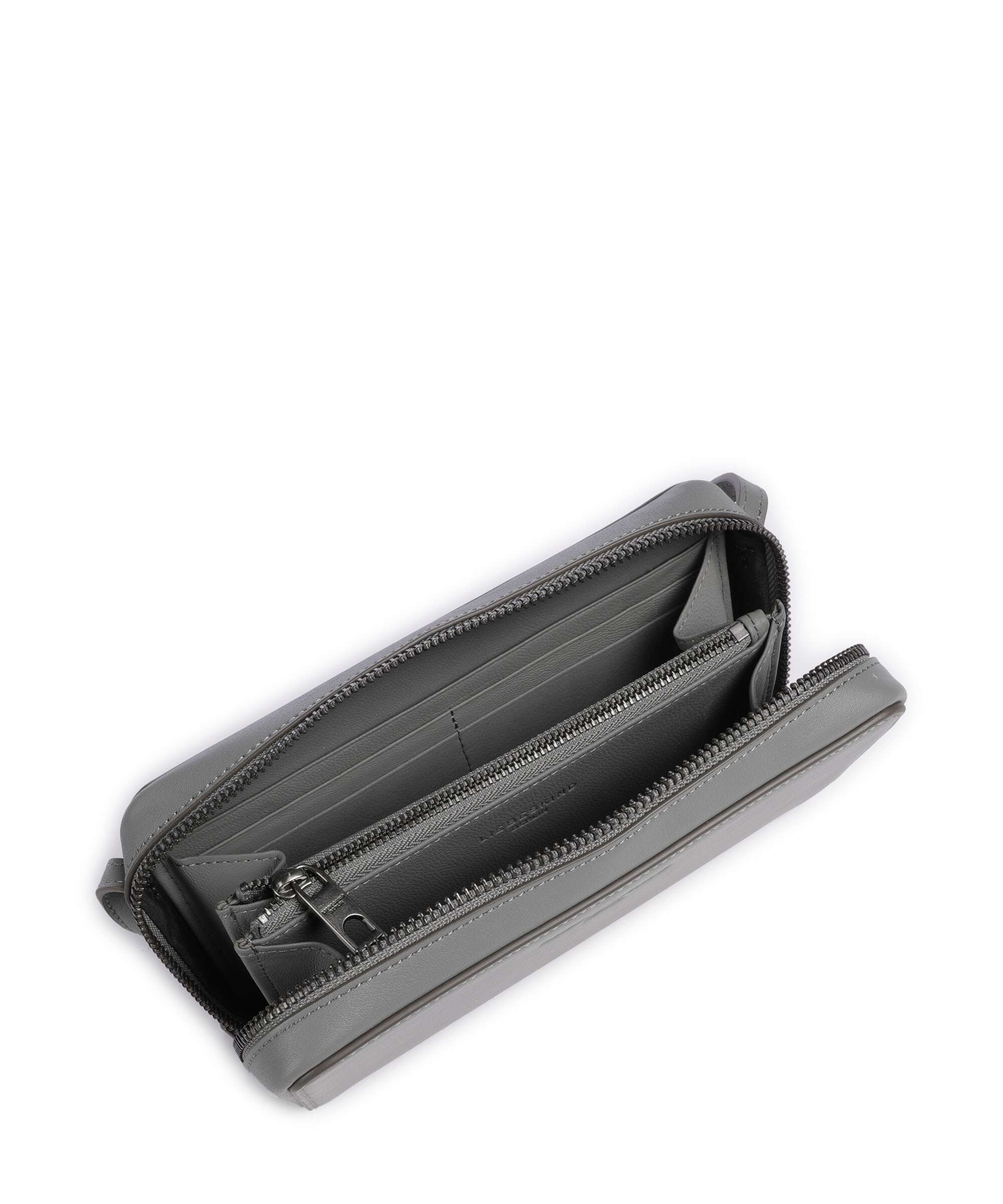 Liebeskind Lou Calf Optic XS Wallet grigio