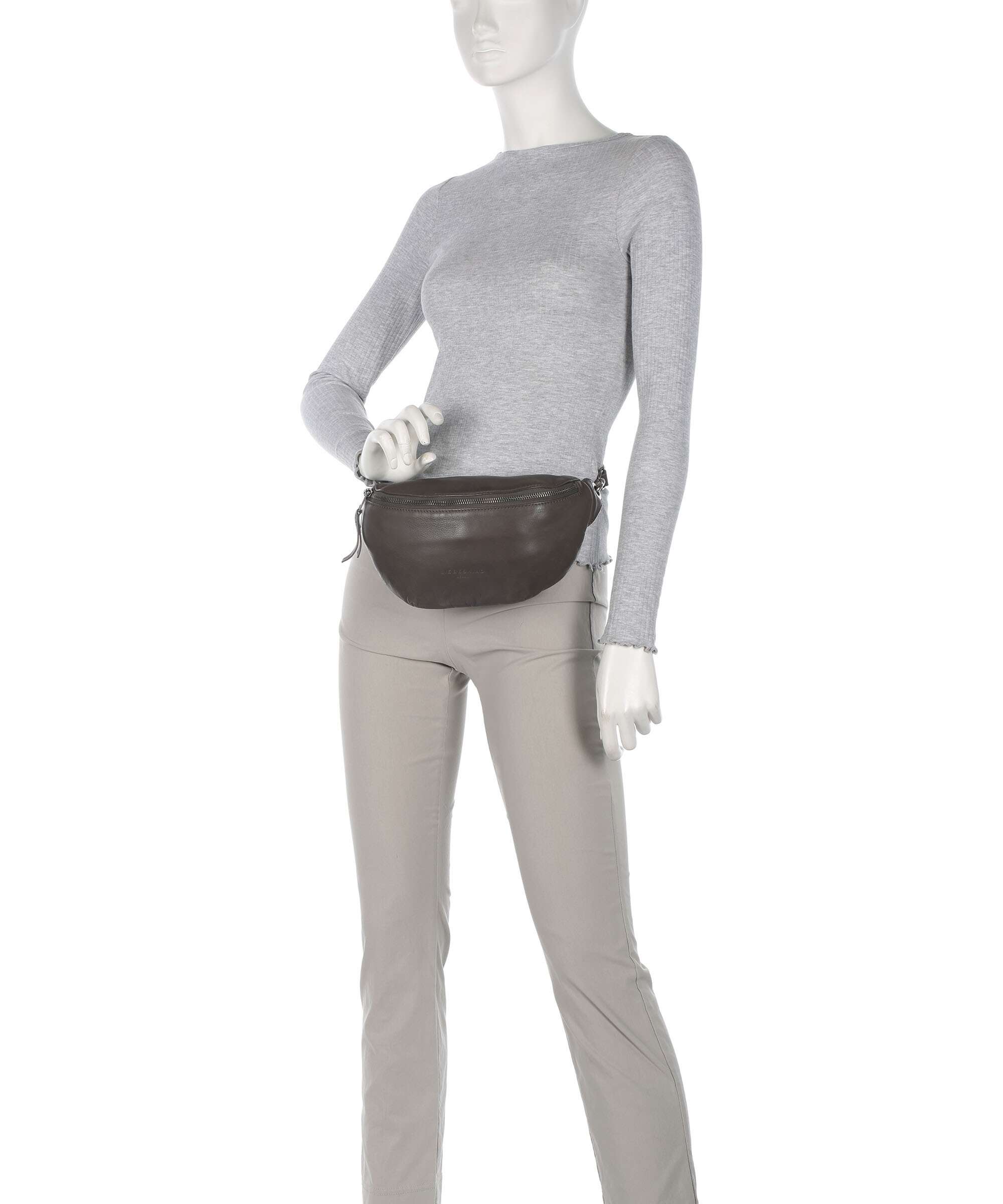 Liebeskind Tavia Sheep Natural Fanny pack dark grigio