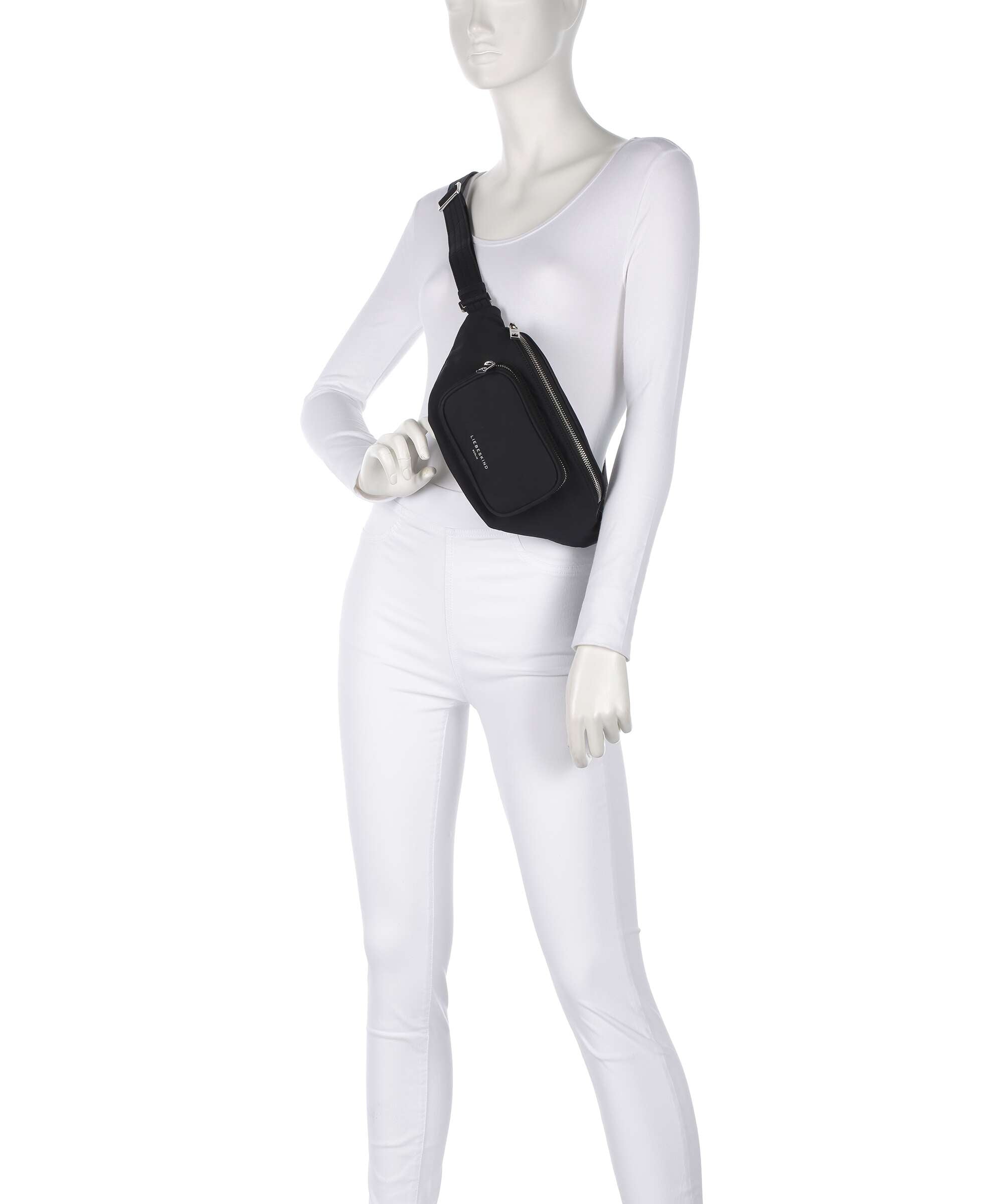 Liebeskind Lila Nylon M Belt bag black