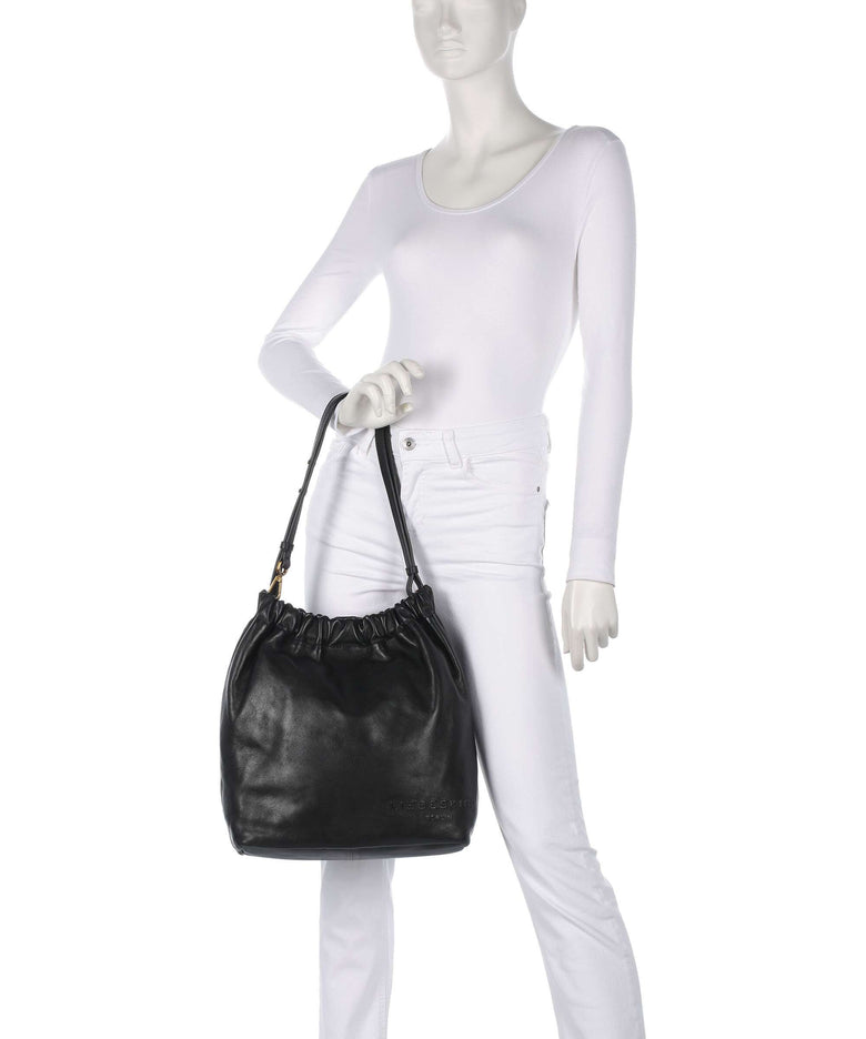 Liebeskind Cloud Sheep Natural M Bucket bag black