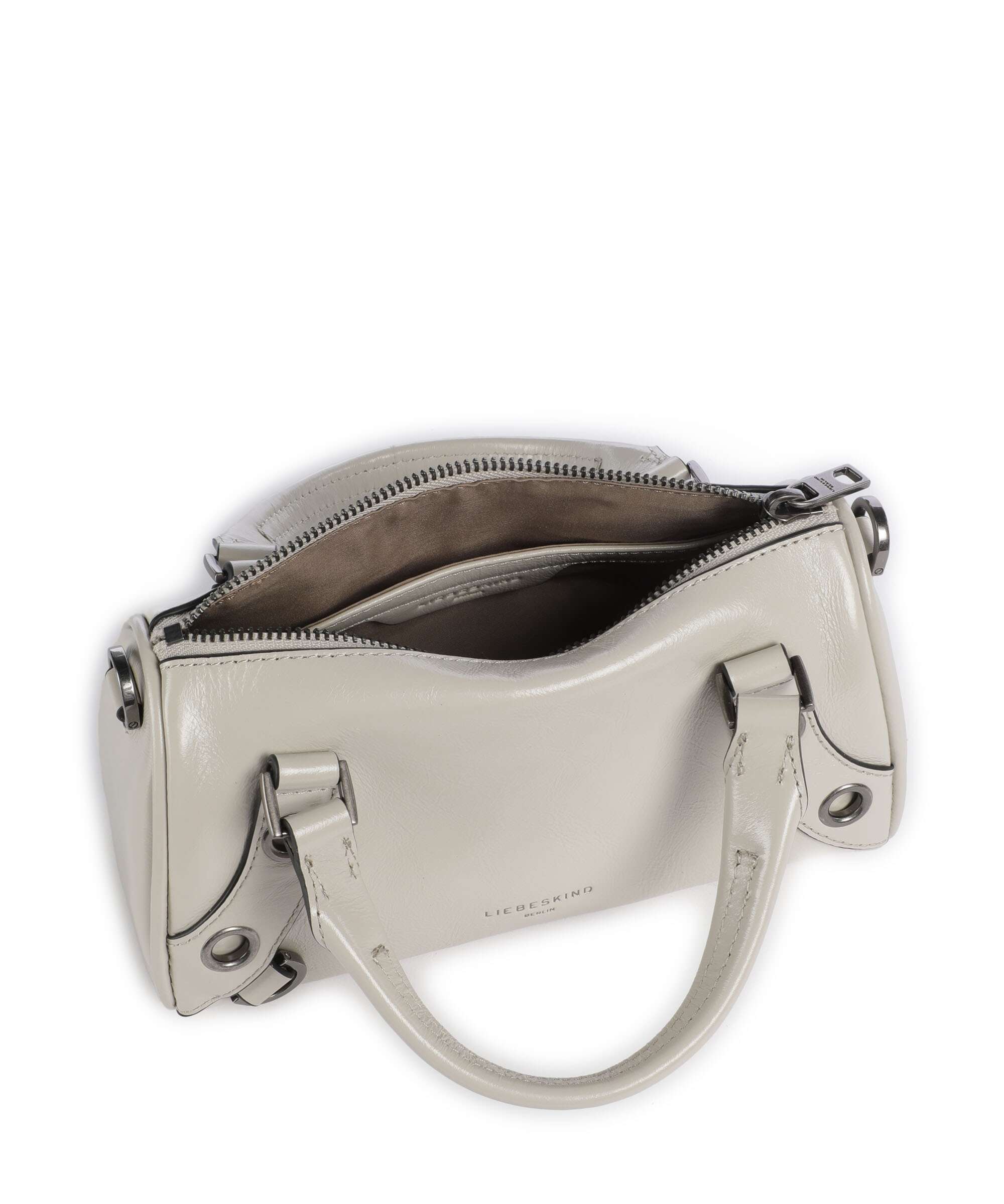 Liebeskind Nika Lack Distressed S Handbag milk
