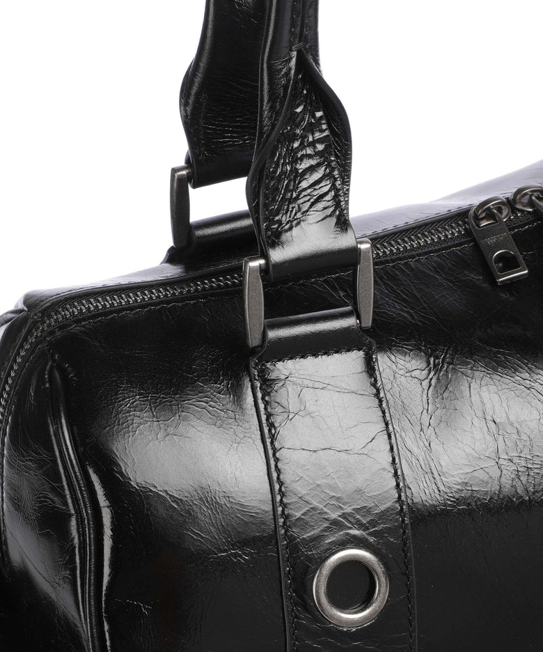 Liebeskind Nika Lack Distressed L Shoulder bag black