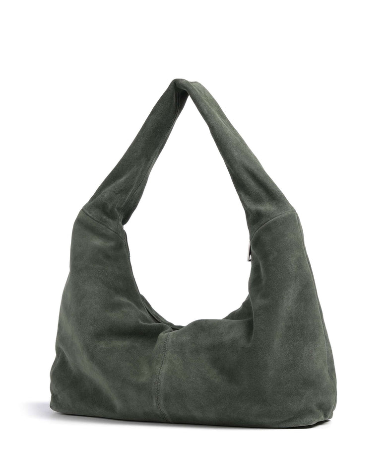 Liebeskind Bo Suede L Hobo bag forest