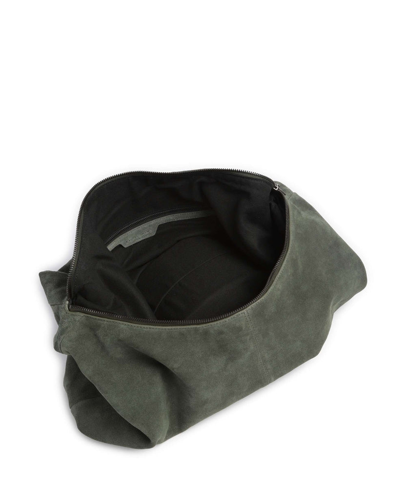 Liebeskind Bo Suede L Hobo bag forest