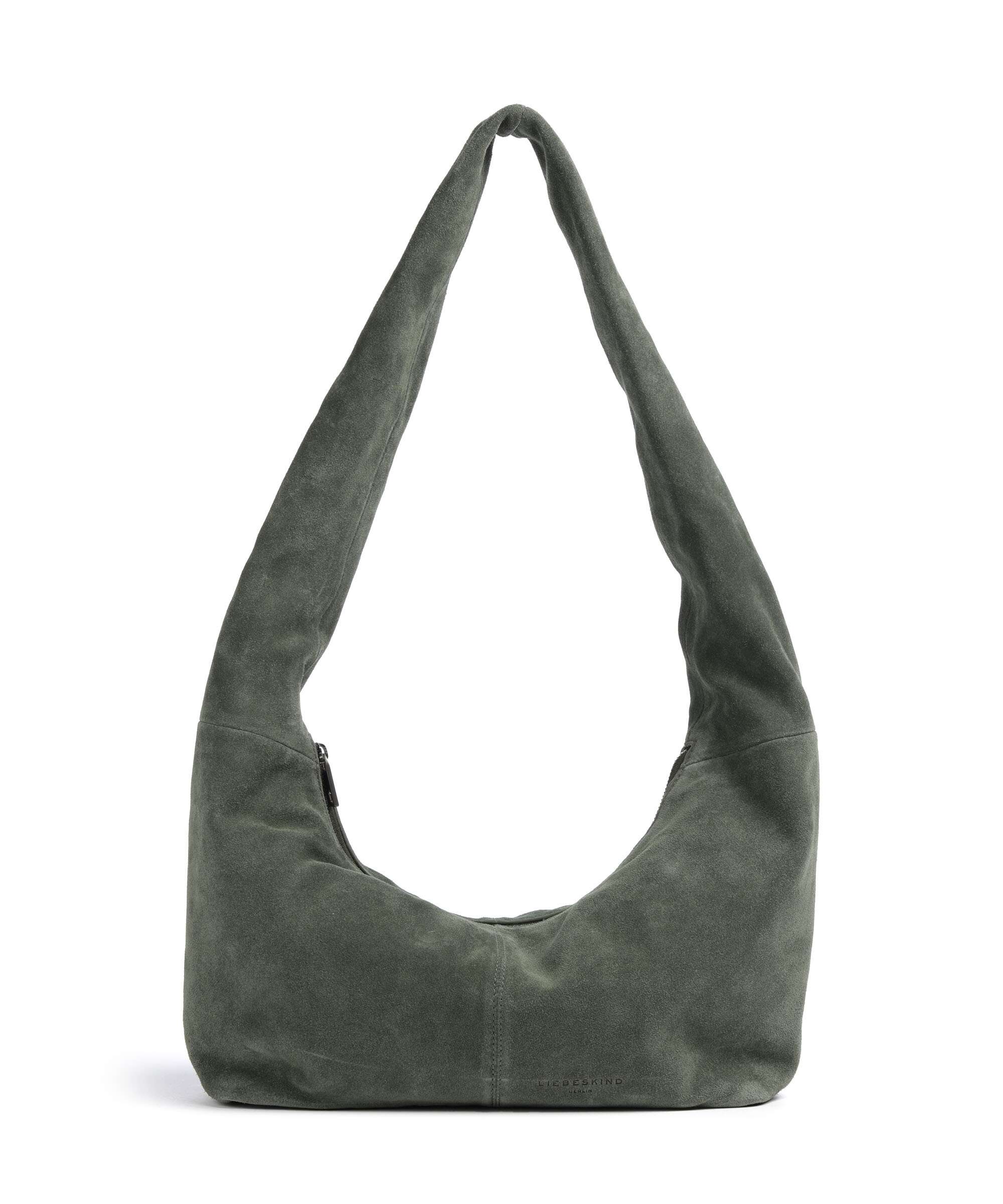 Liebeskind Bo Suede L Hobo bag forest