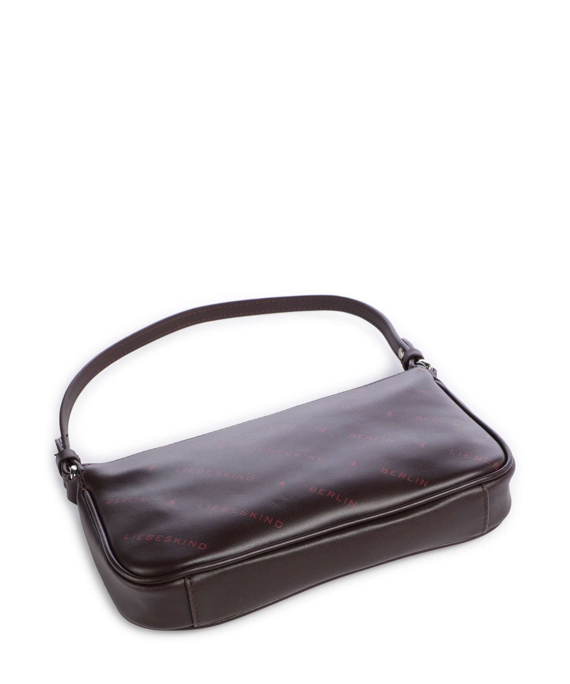 Liebeskind Monogram Soft Nappa S Shoulder bag burgundy