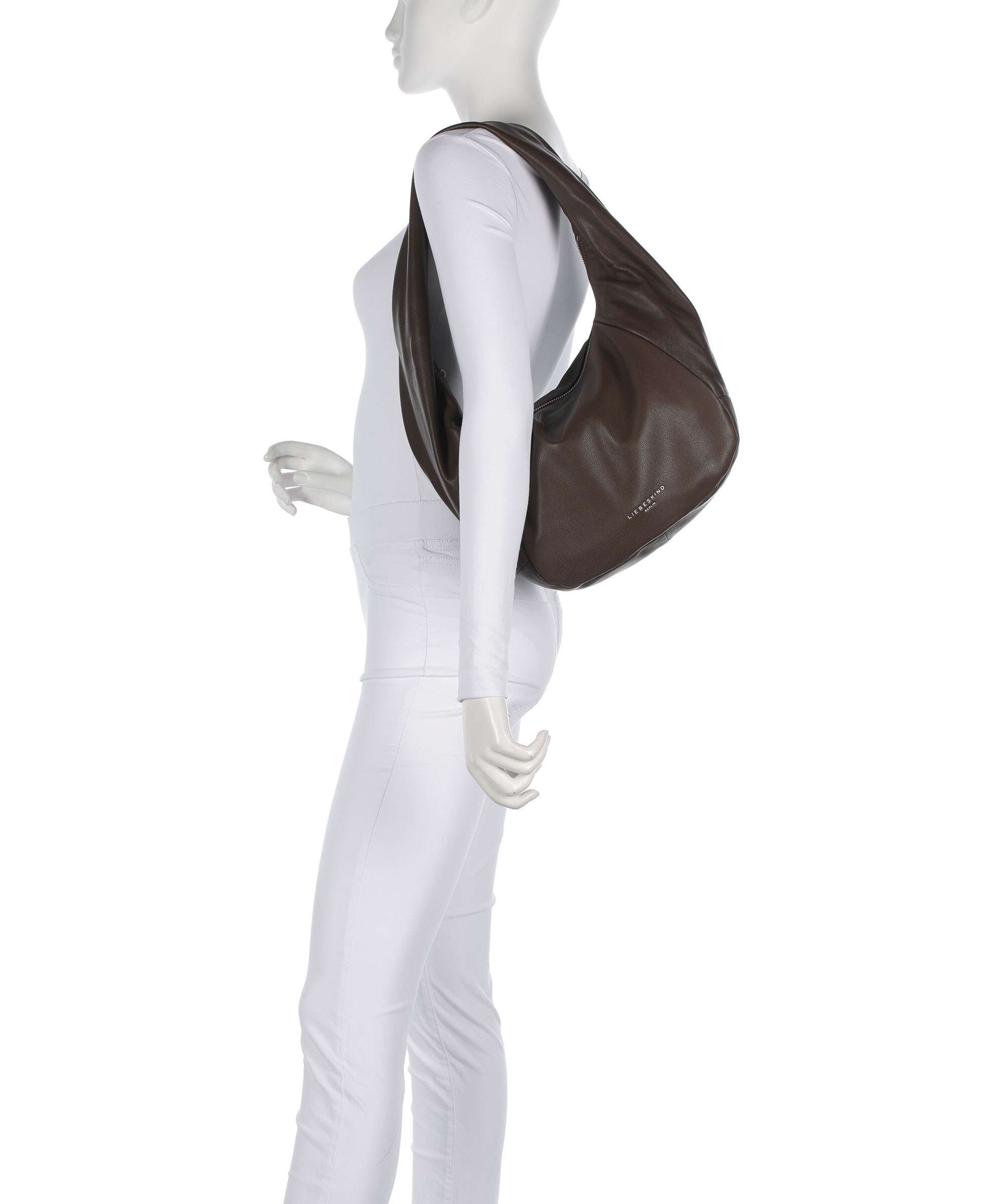 Liebeskind Farrah Vintage Goat M Hobo bag roasted coconut