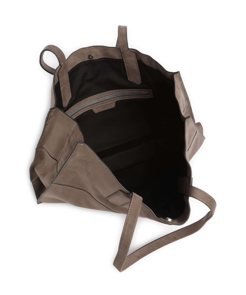 Liebeskind Amy Vegan Suede L Tote bag neutral grey