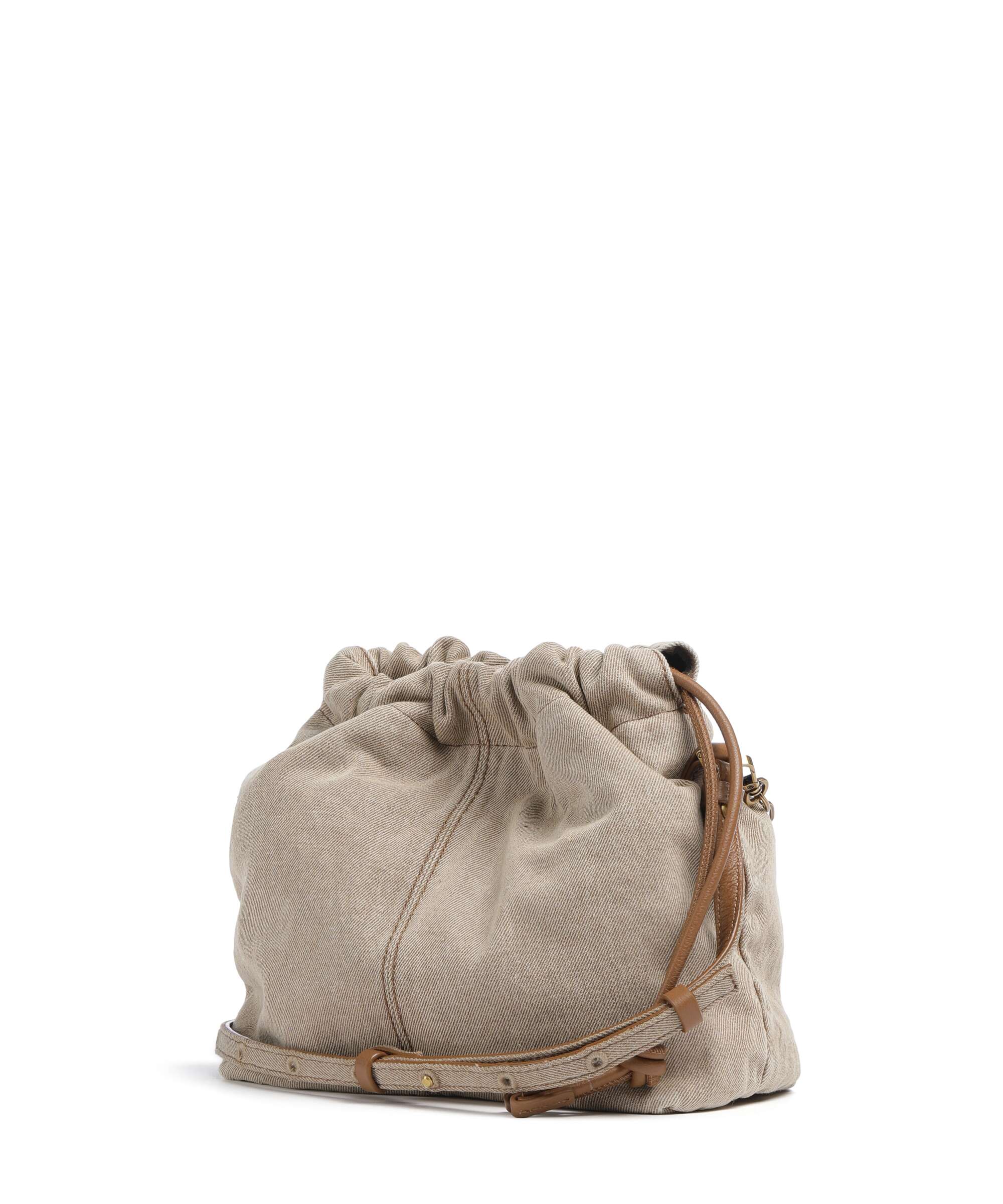 Liebeskind Lya II Denim S Bucket bag beige