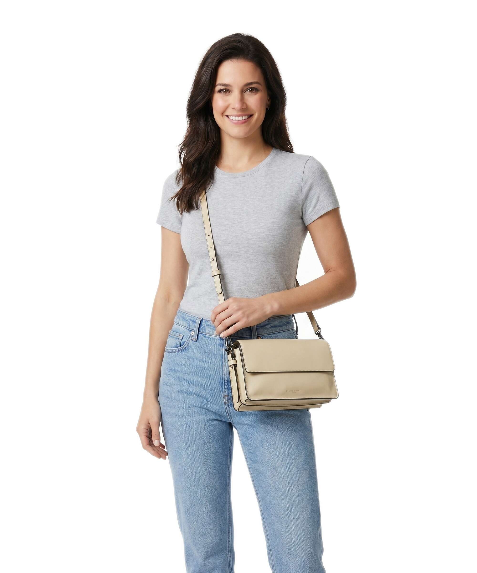 Liebeskind Audrey Recycled Soft Calf S Shoulder bag biscotti
