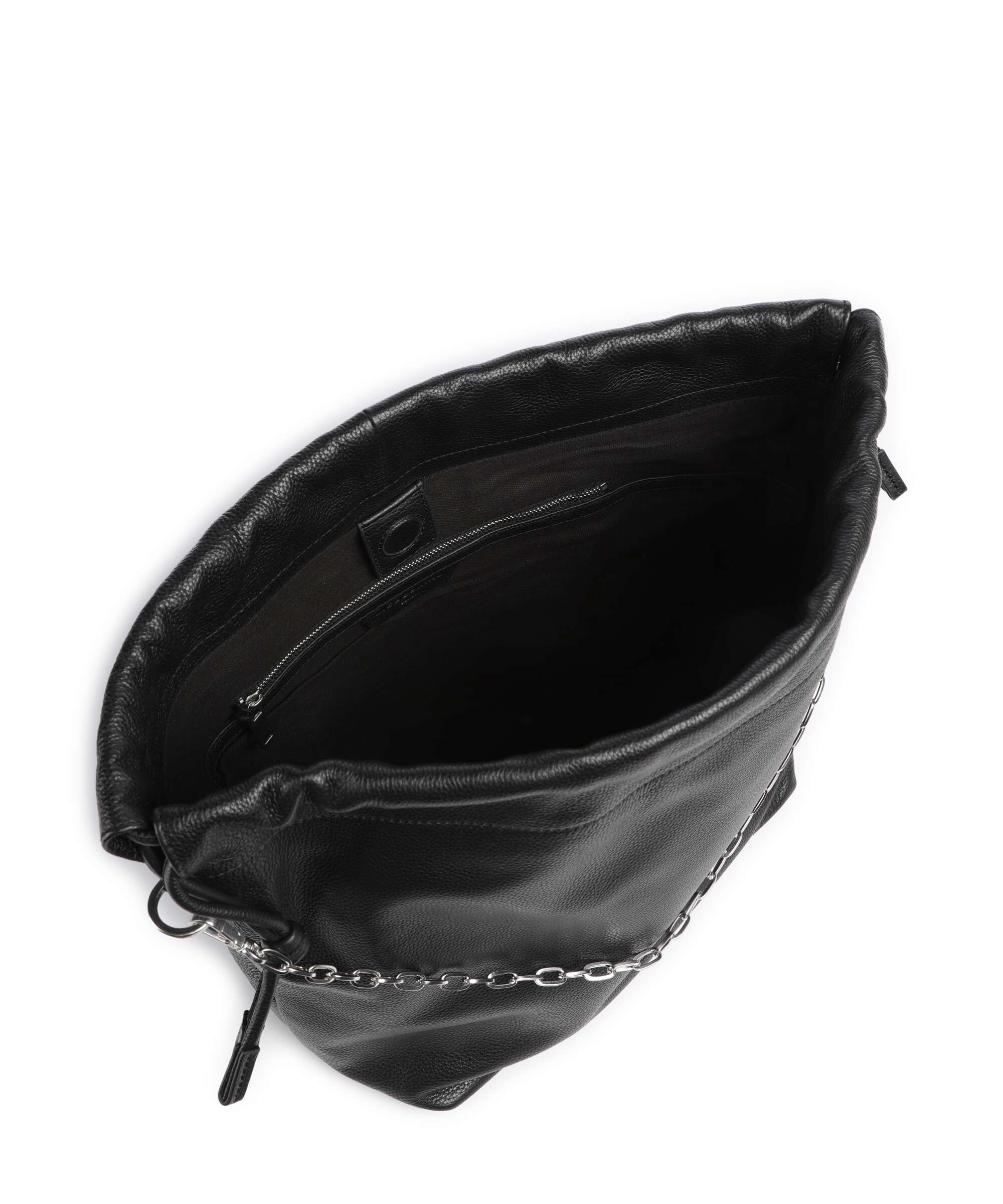 Liebeskind Lya II Small Pebble M Bucket bag black