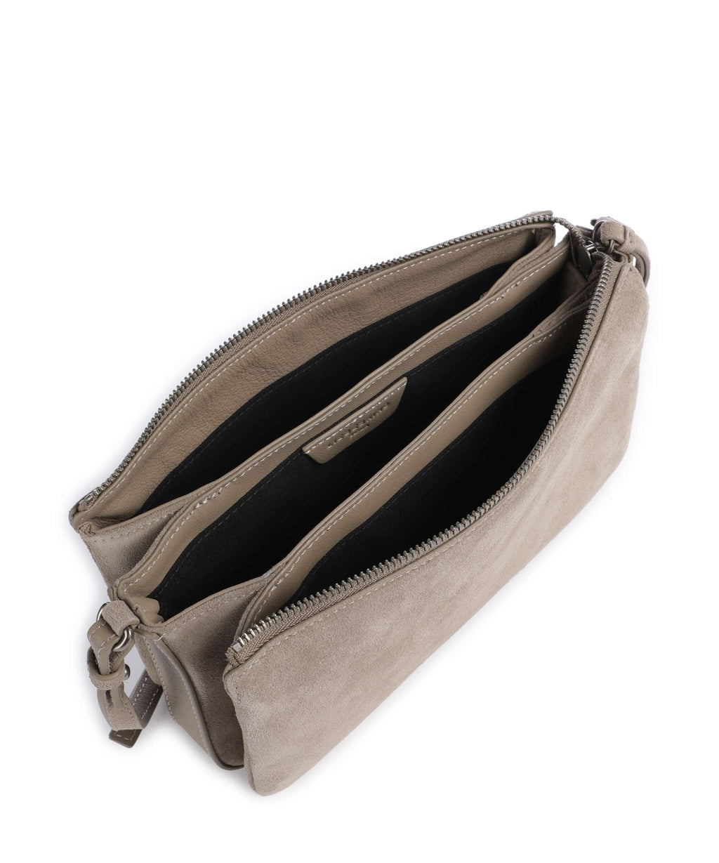Liebeskind Nina Hydro Suede S Crossbody bag neutral grey