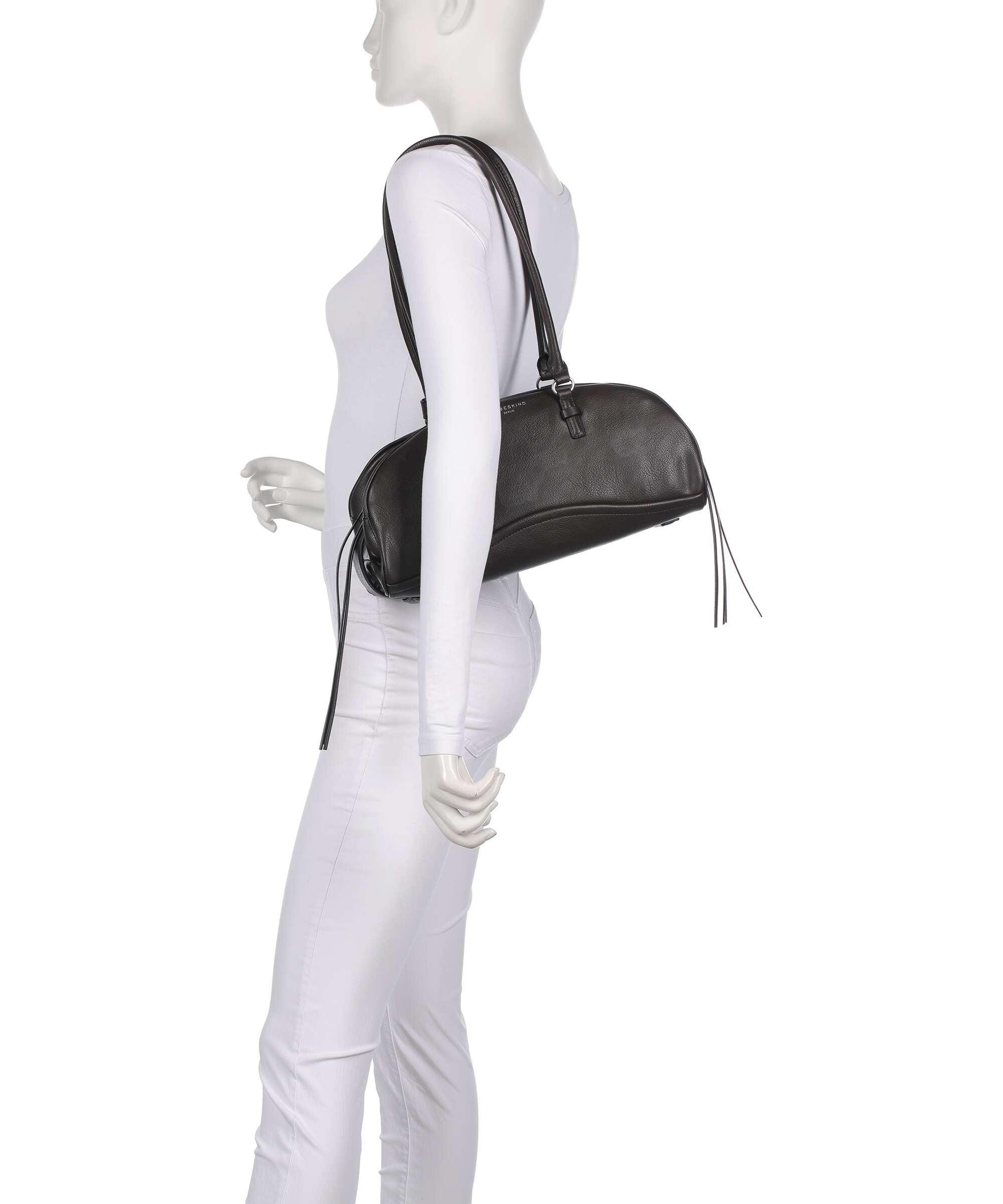 Liebeskind Capri Cow Naturale M Shoulder bag deep soil