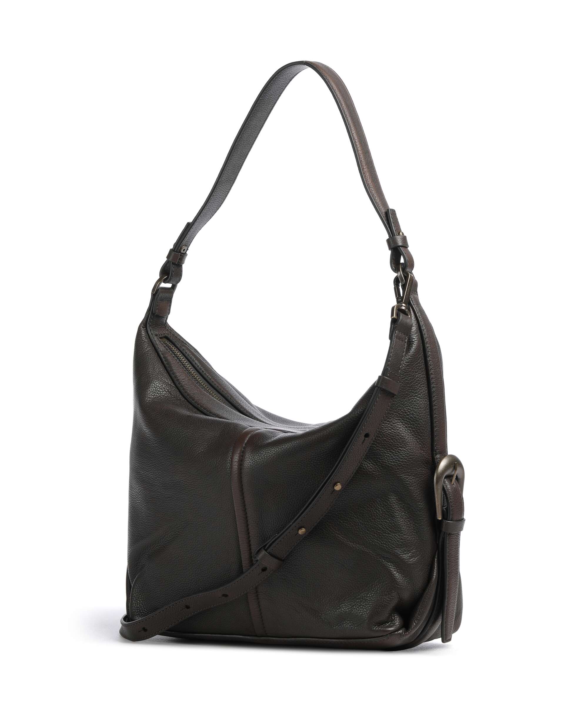 Liebeskind Paris II Vintage Pebble M Hobo bag deep soil
