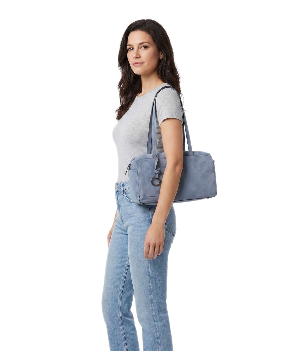 Liebeskind Clarice II Hydro Suede M Shoulder bag flower blue