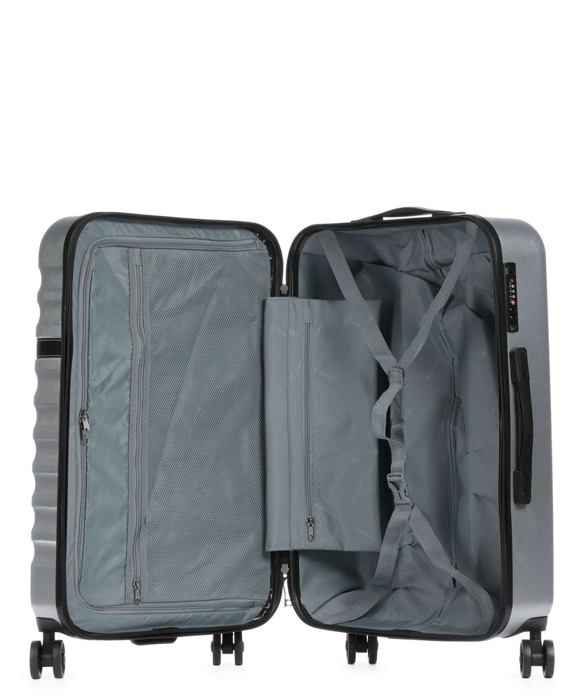 Bugatti Corium Suitcase set (4 wheels) silber