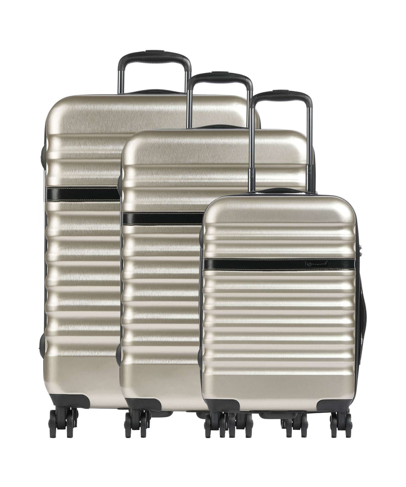 Bugatti Corium Suitcase set (4 wheels) gold