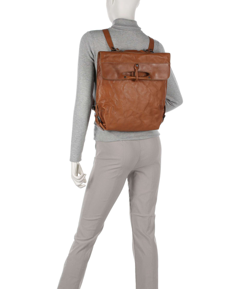 Aunts & Uncles Grandma's Luxury Club Mrs. Apple Strudel Backpack bag caramel