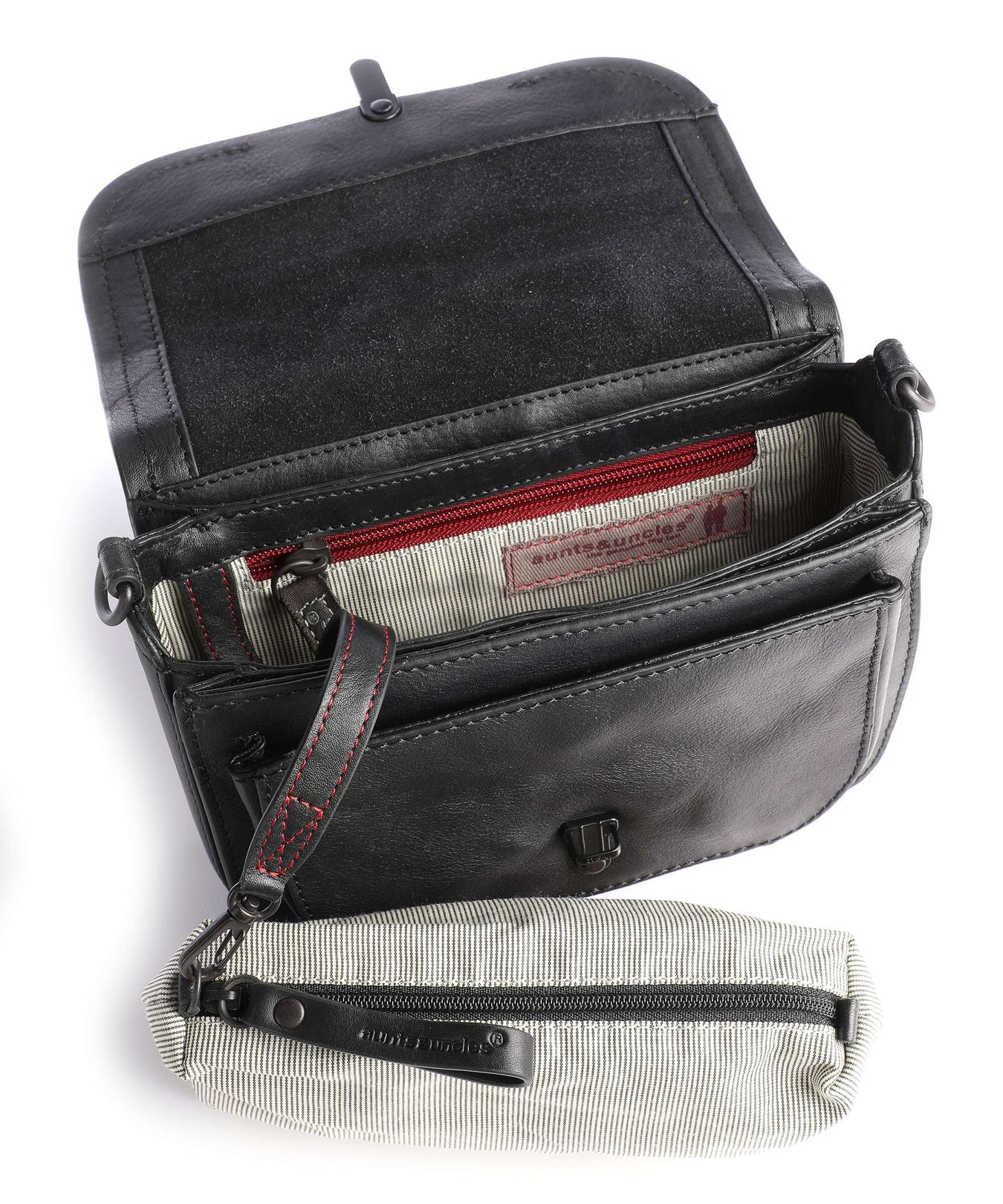 Aunts & Uncles Grandma's Luxury Club Mrs. Waffle Crossbody bag black smoke