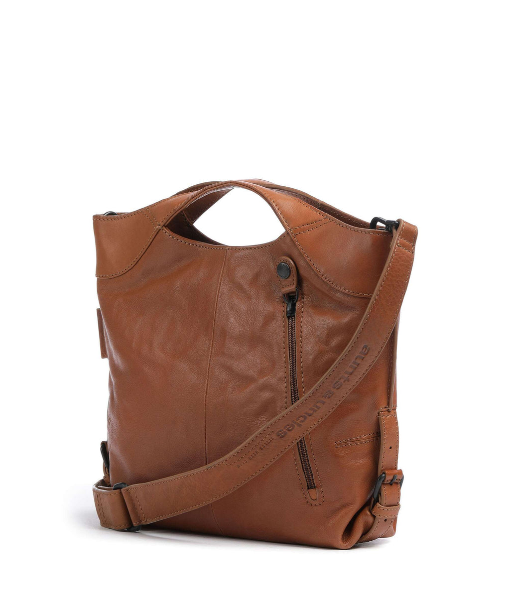 Aunts & Uncles Grandma's Luxury Club Mrs. Pop Corn Handbag caramel