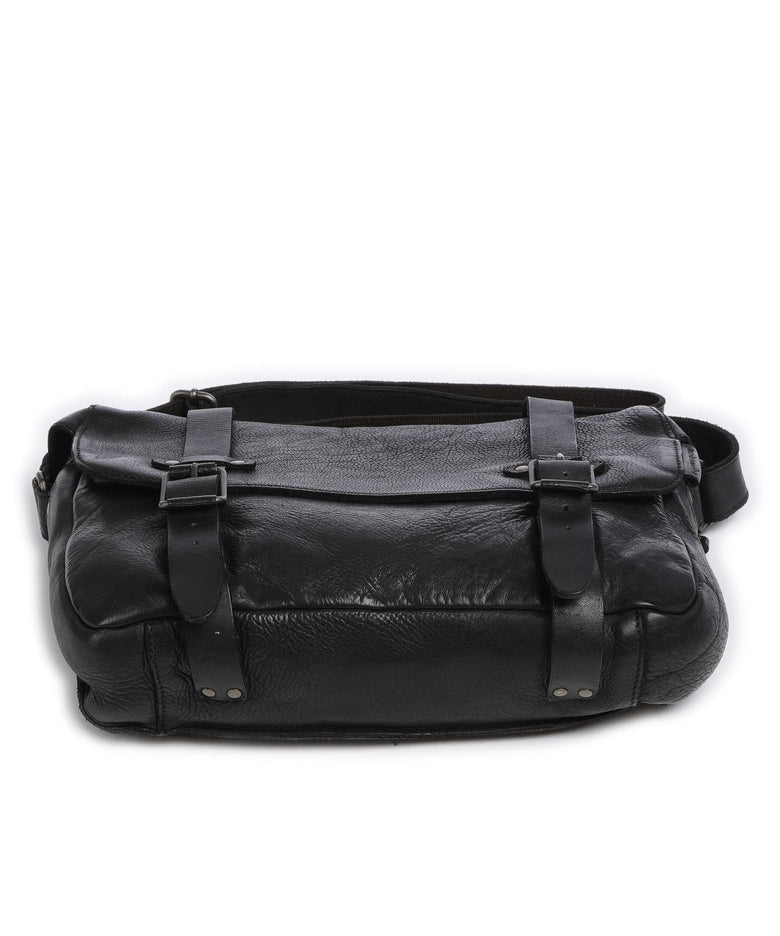 Aunts & Uncles Barbershop Anchor Messenger bag charcoal black