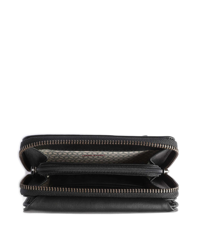 Aunts & Uncles Jamie's Orchard Dahlia Wallet jet black