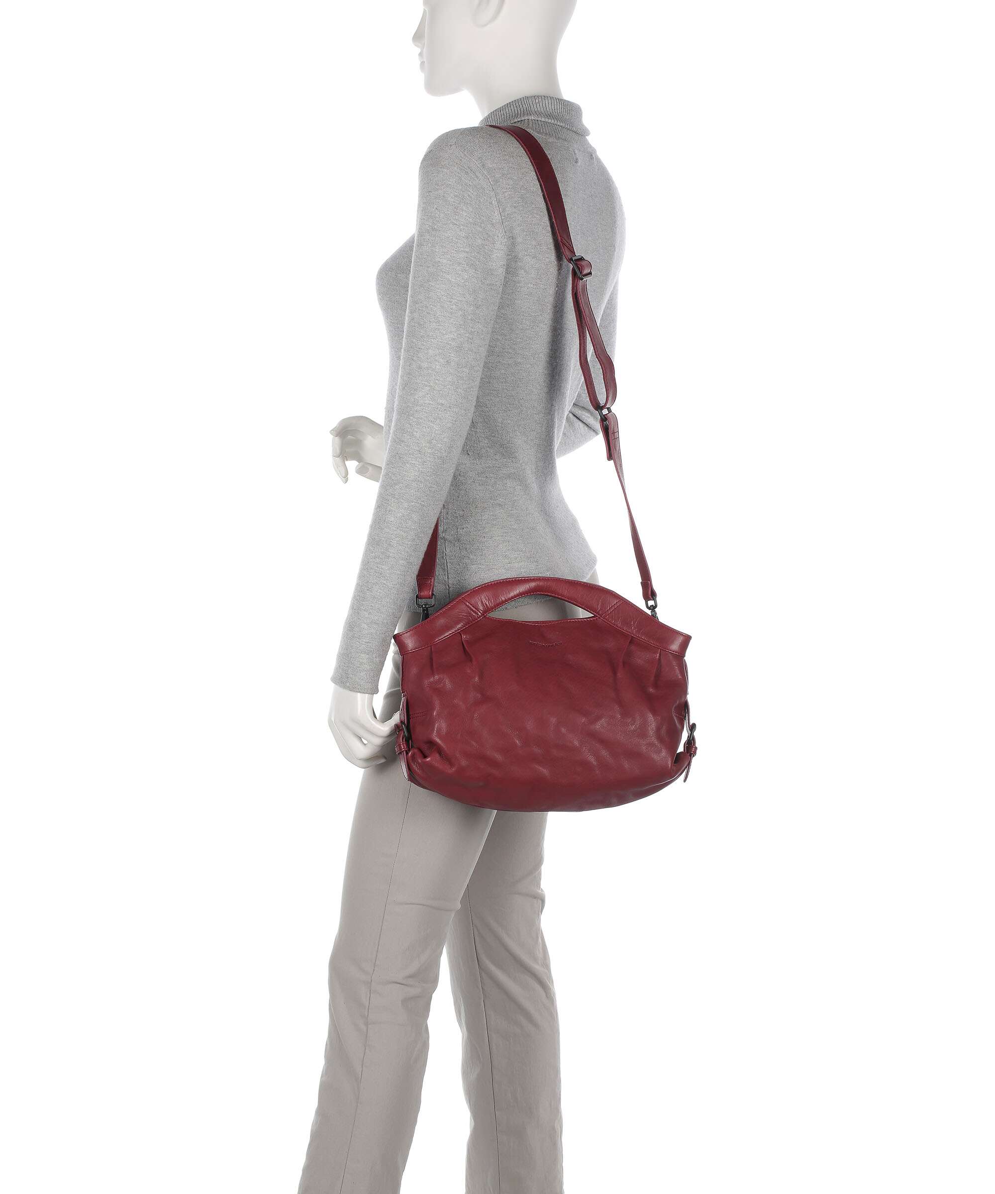 Aunts & Uncles Grandma's Luxury Club Mrs. Macaron Handbag bohemian red 