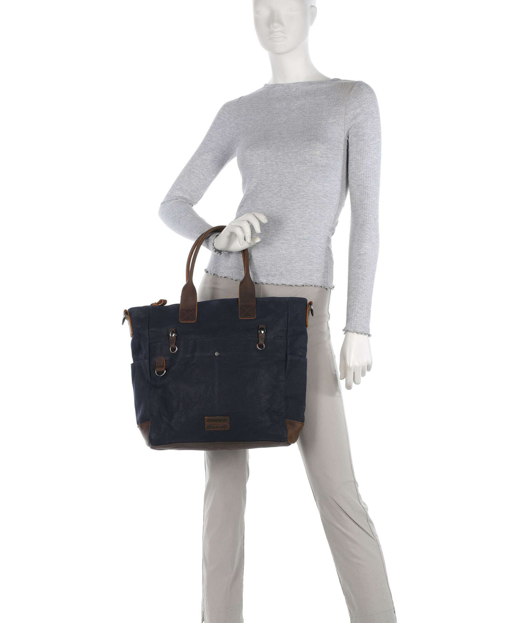 Jack Kinsky Dakar 7 Tote bag navy