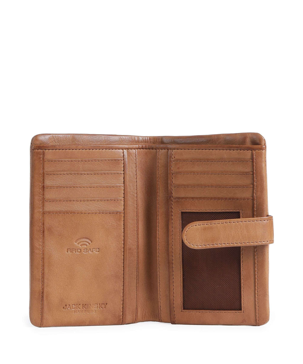 Jack Kinsky Nelson 818 Wallet cognac