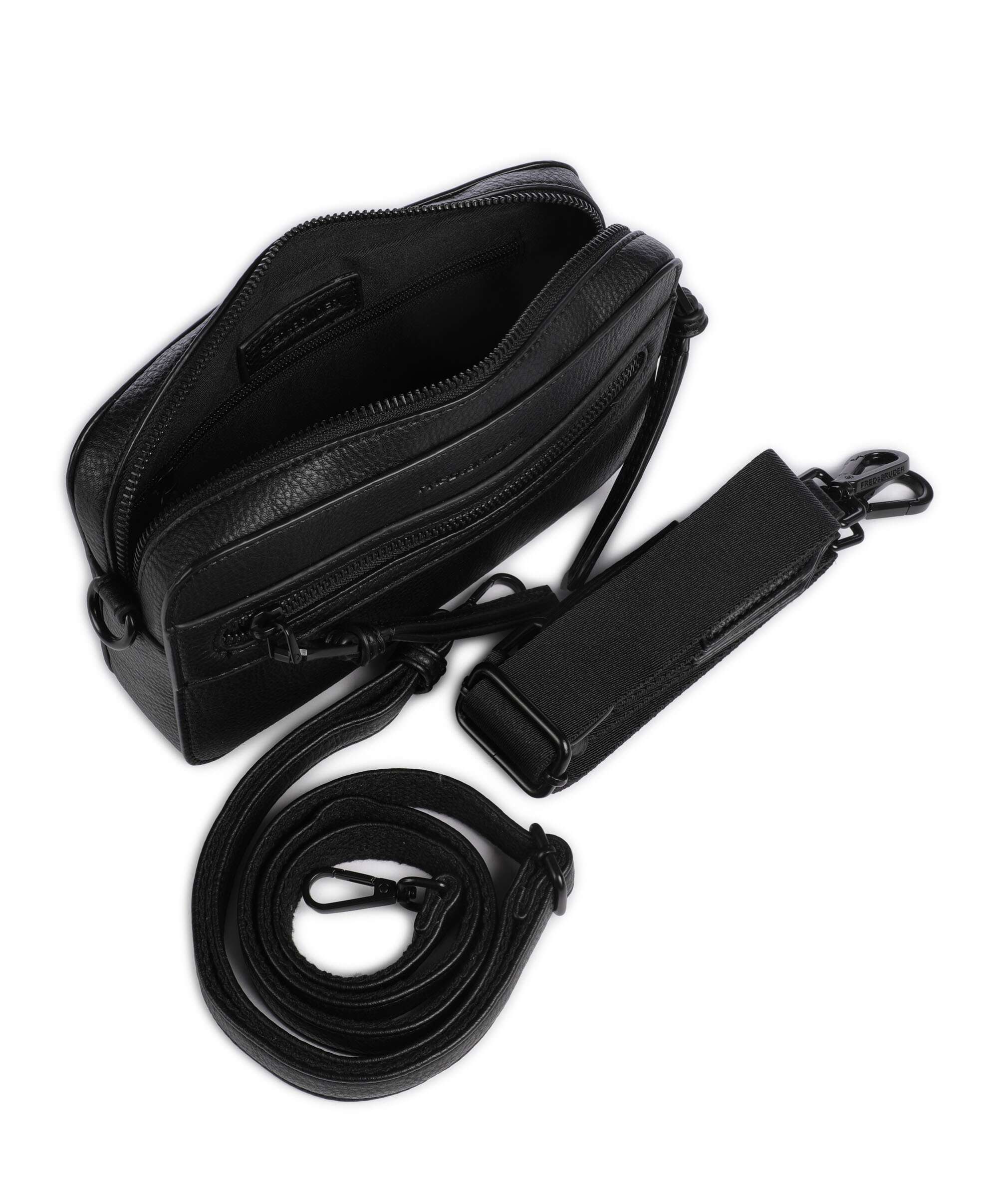 FredsBruder Deep Dark Crossbody bag black