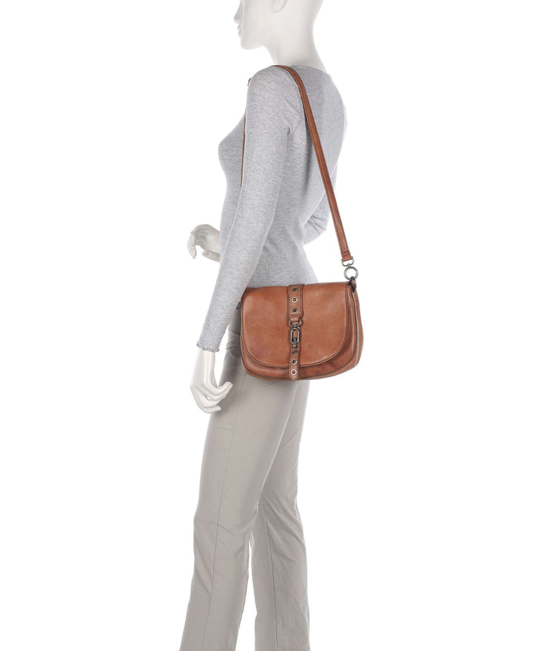 FredsBruder Belt It Crossbody bag dark caramel