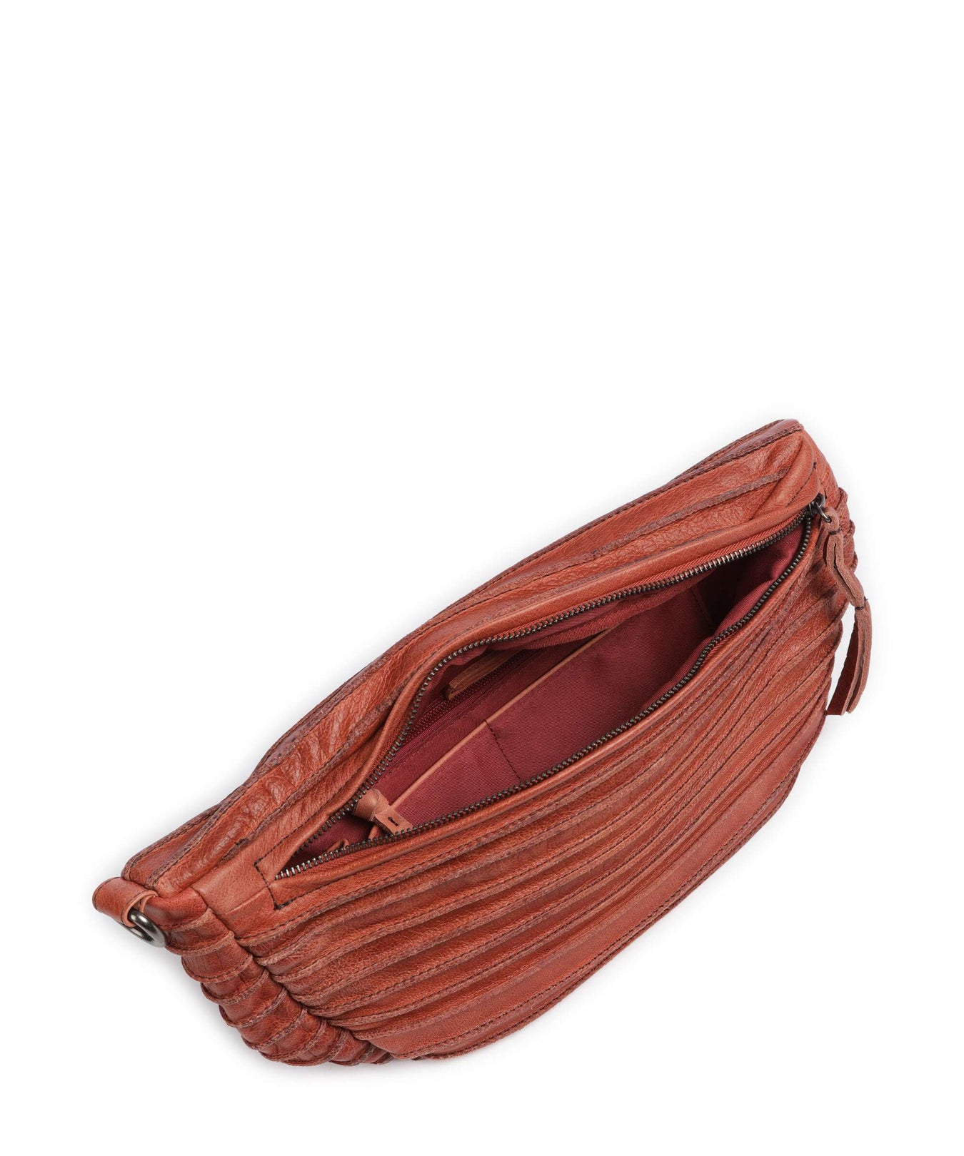 FredsBruder Check My Bag mini Crossbody bag rustic orange