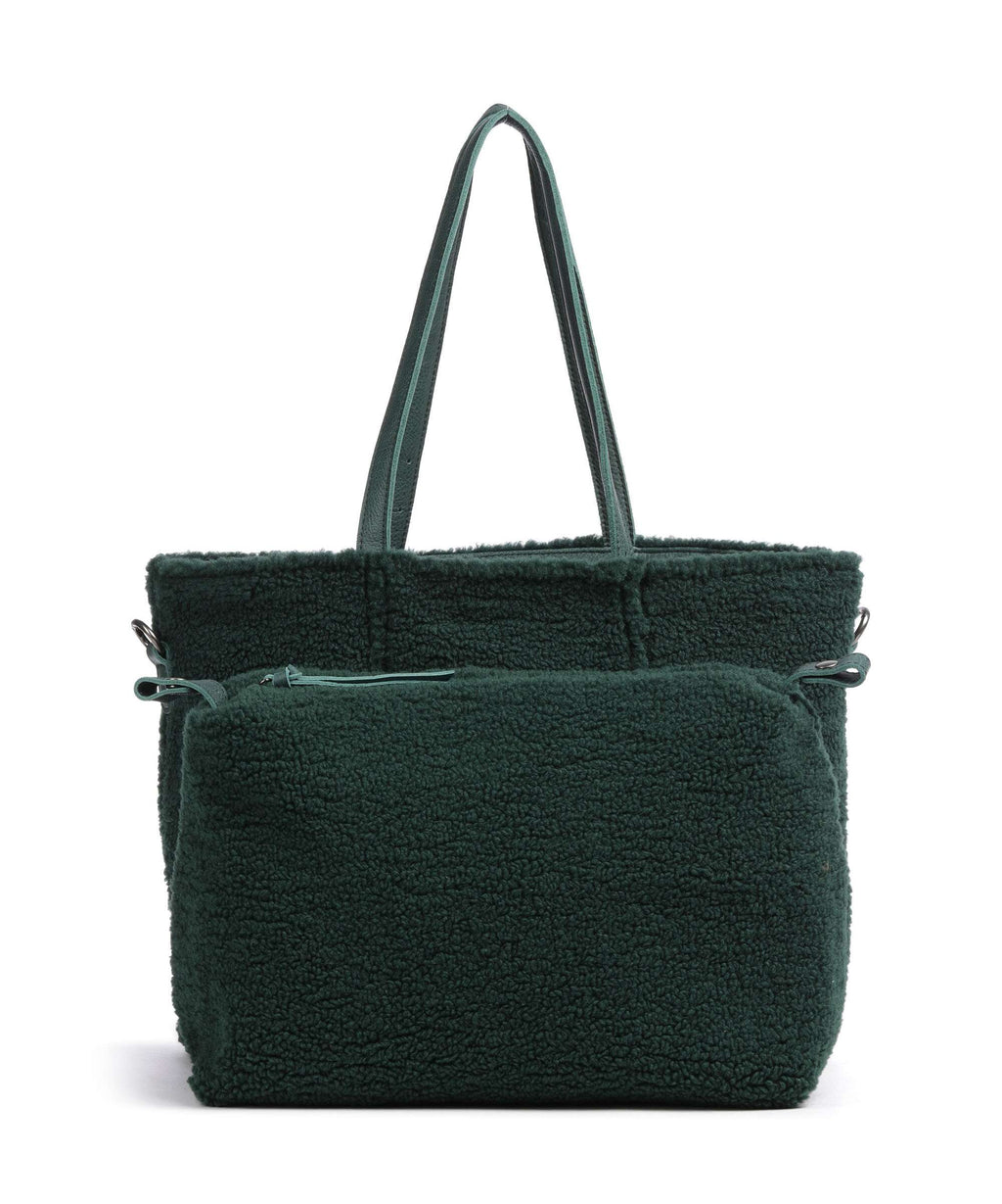 FredsBruder Inside Out Tote bag petrol green