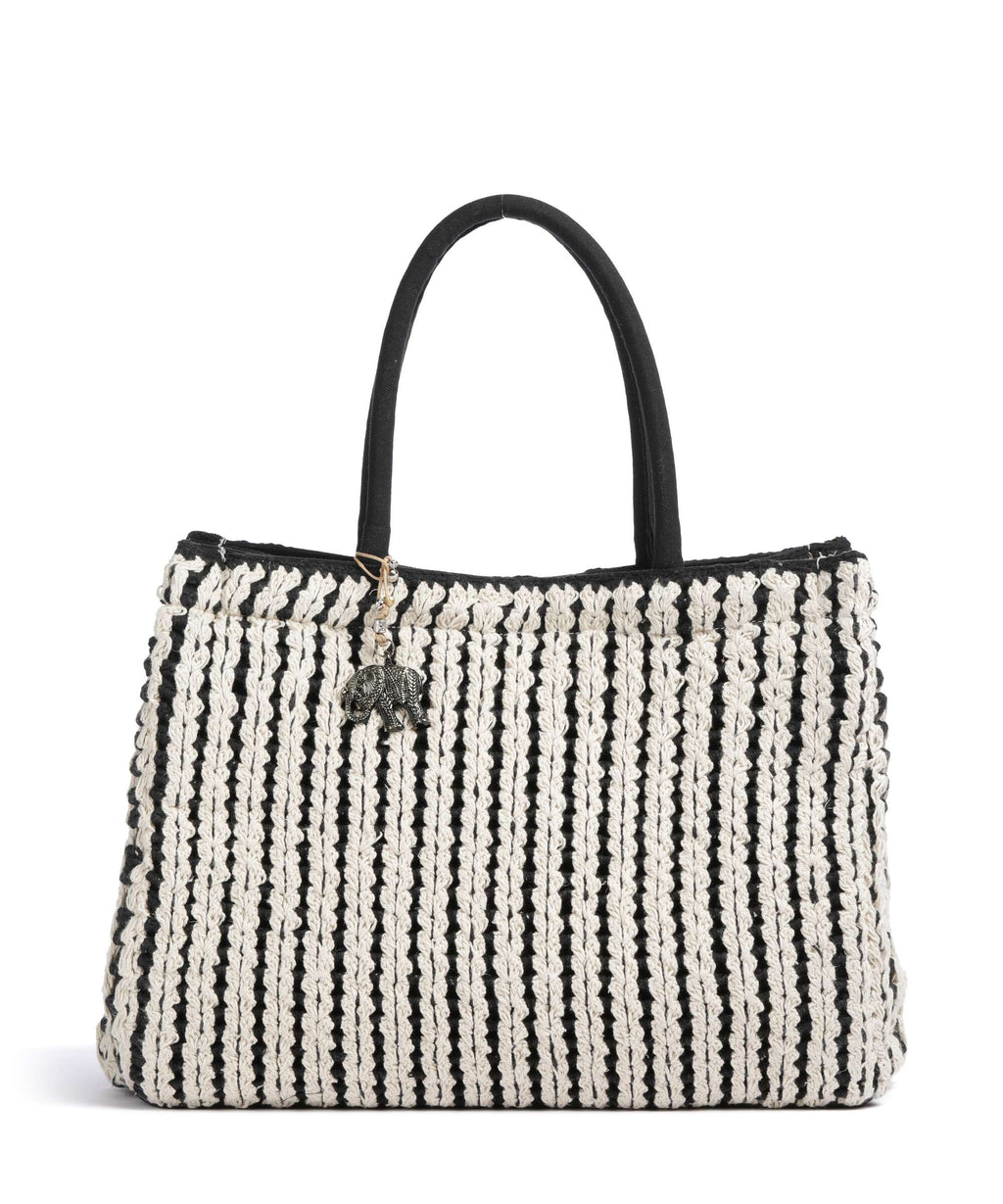 Anokhi Tote bag black/white