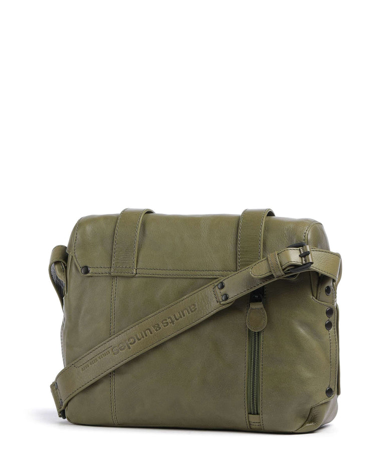 Aunts & Uncles Grandma's Luxury Club Miss Applepie Crossbody bag olive branch