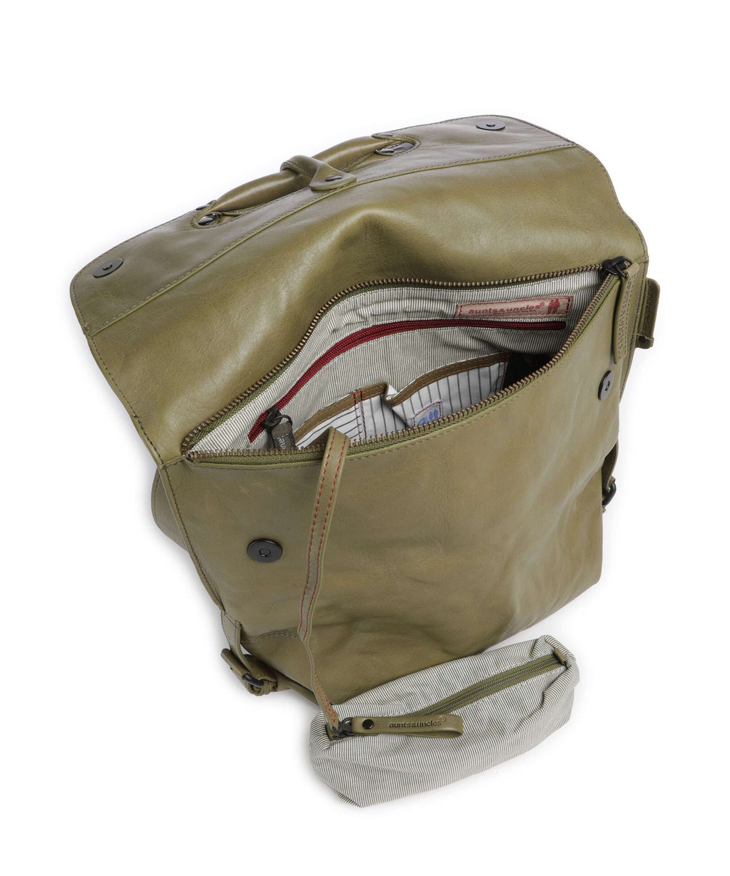 Aunts & Uncles Grandma's Luxury Club Mrs. Mince Pie Backpack bag olive branch