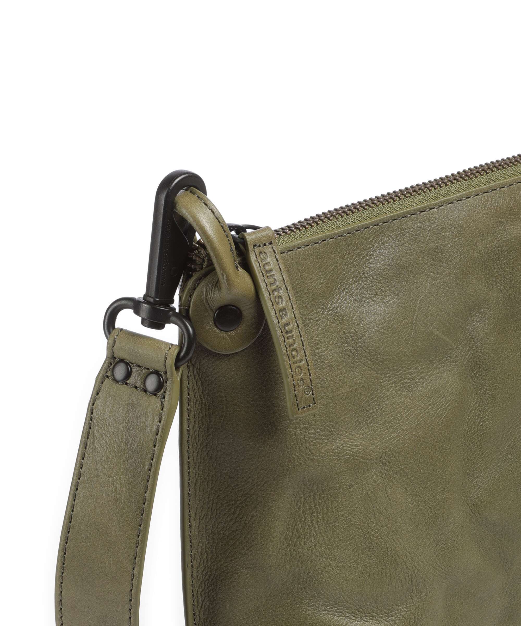 Aunts & Uncles Grandma's Luxury Club Mrs. Raisin Cookie Crossbody bag olive branch