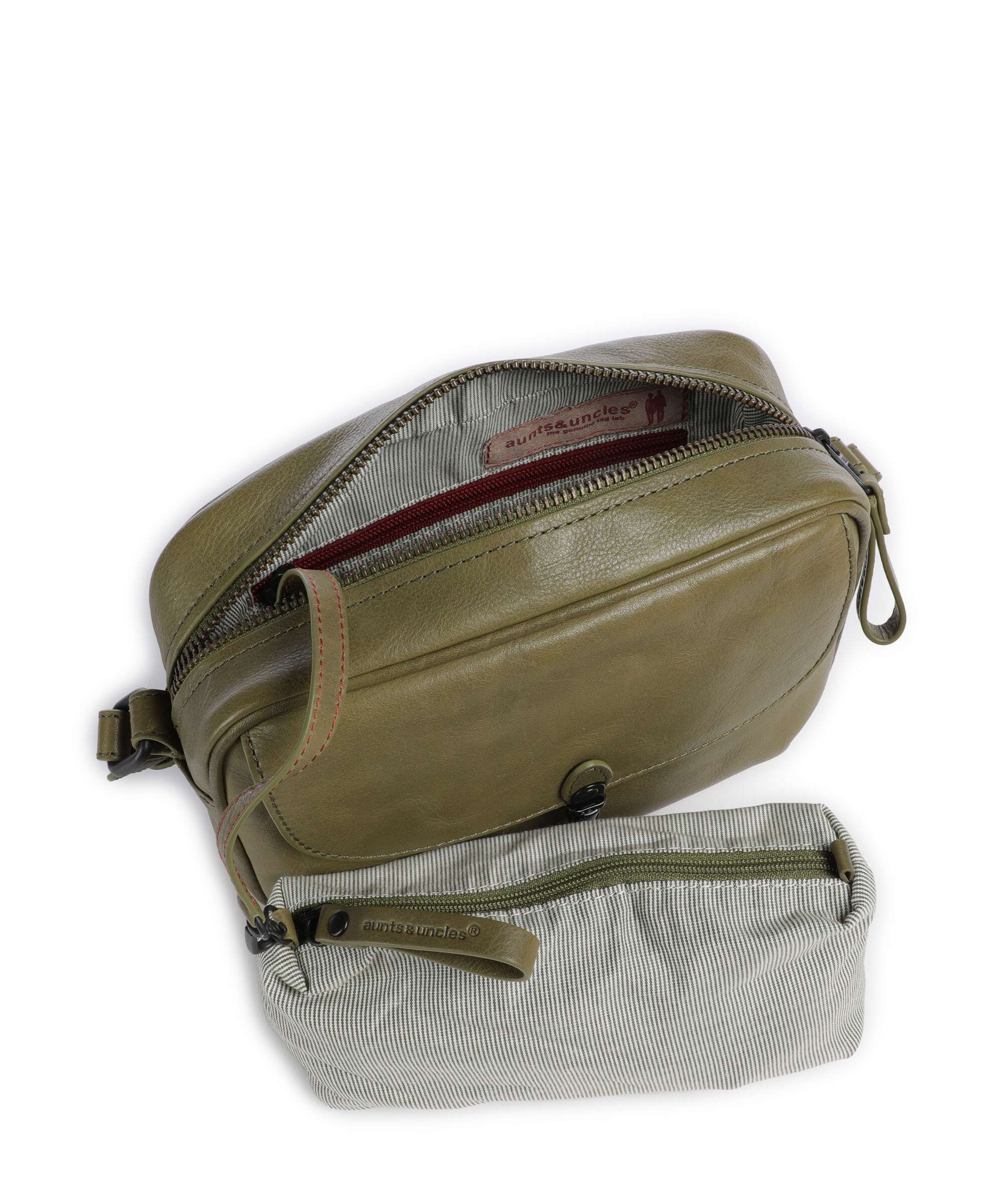 Aunts & Uncles Grandma's Luxury Club Mrs. Mint Crossbody bag olive branch