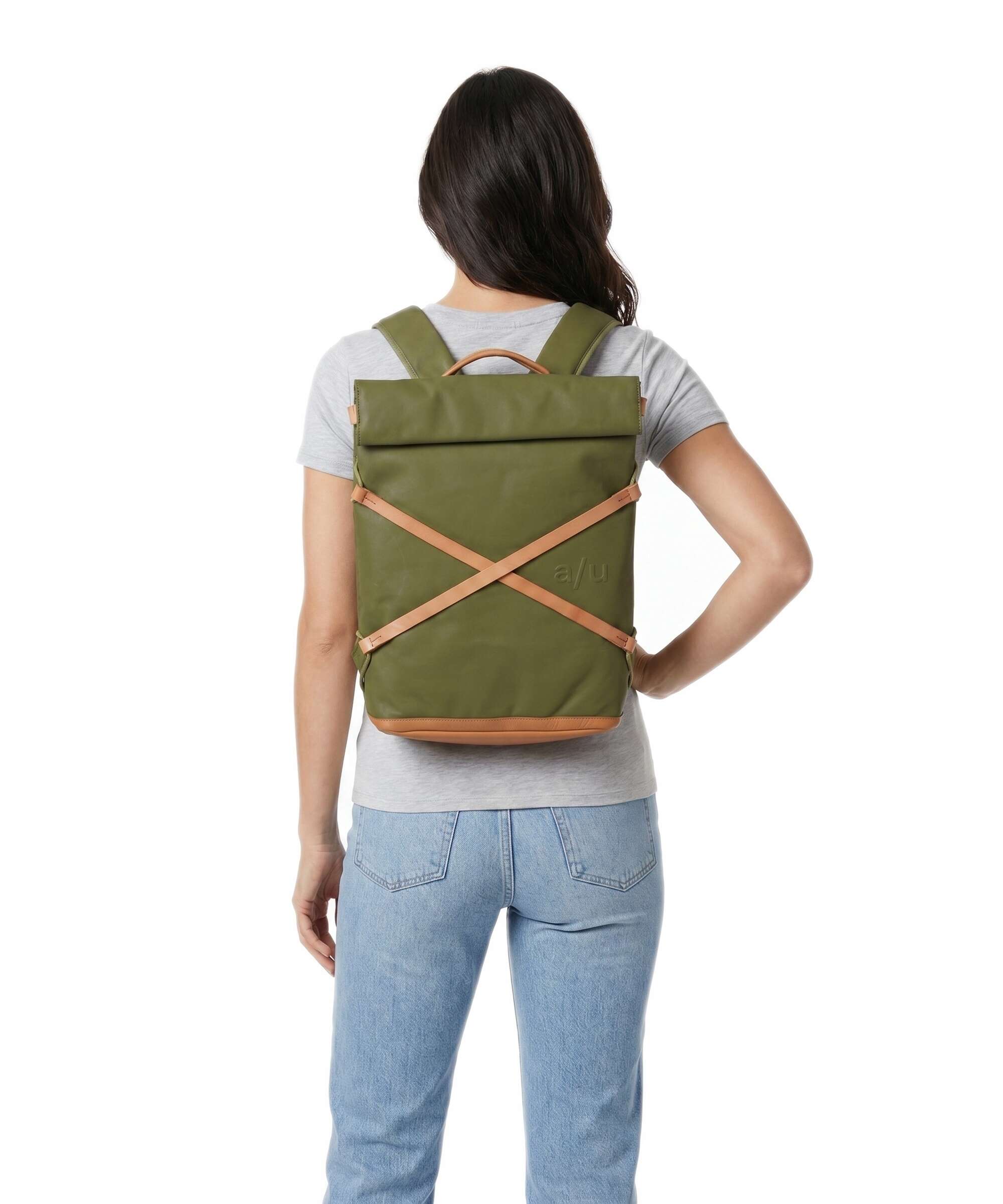 Aunts & Uncles Japan Yokohama Rolltop backpack marshland