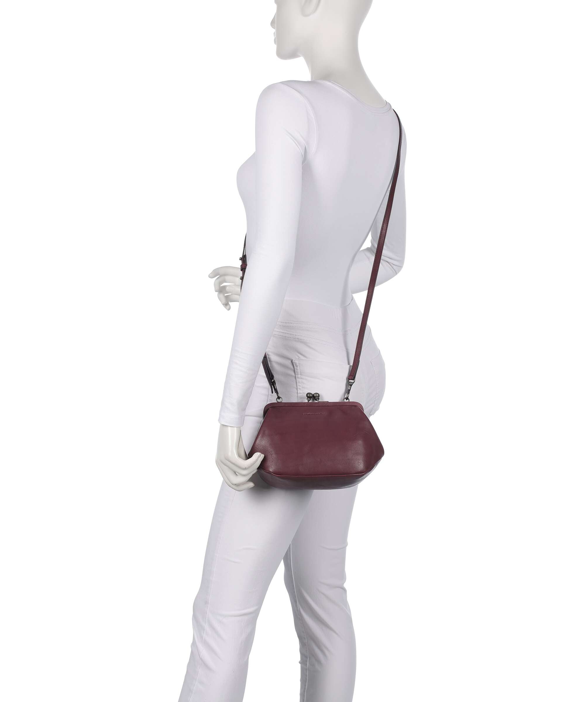 Aunts & Uncles Grandma's Luxury Club Mrs. Pizzelle Crossbody bag dark cherry