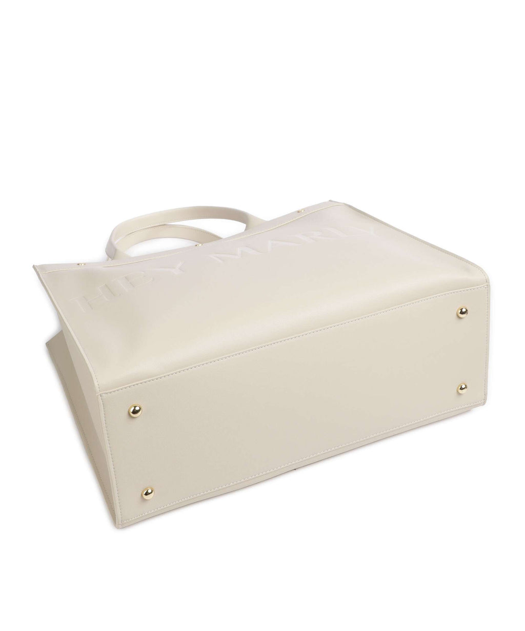 Hey Marly Classy Signature Tote bag crema